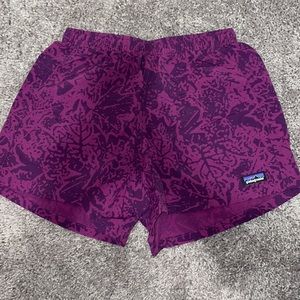 Patagonia Women’s Purple Baggies Shorts, Size XS.